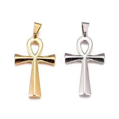 304 Stainless Steel Big Pendants STAS-L206-06-1