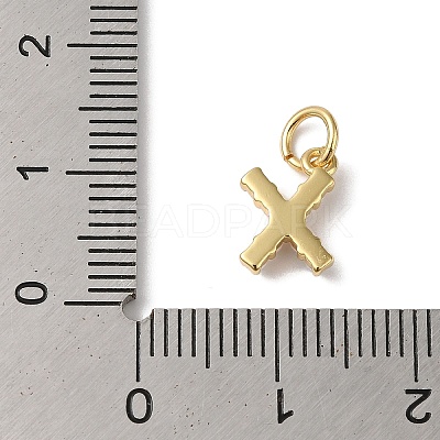Rack Plating Brass with ABS Plastic Imitation Pearl Charms KK-B092-30X-G-1