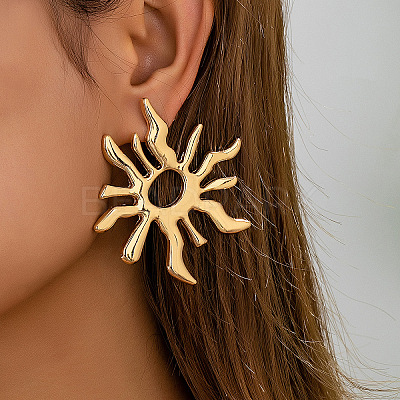 Alloy Stud Earrings for Women WG4FC58-01-1