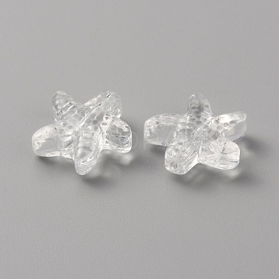 Handmade Lampwork Beads LAMP-WH0010-01M-1