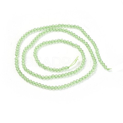 Transparent Glass Beads Strands GLAA-F094-A20-1