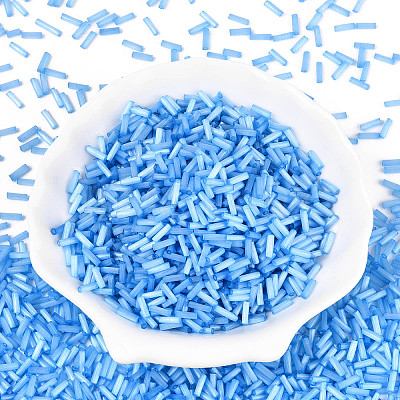 Glass Bugle Beads SEED-N007-28E-1