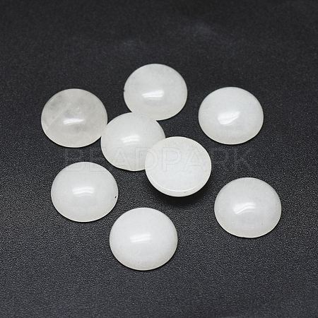 Natural White Jade Cabochons G-G788-C-11-1