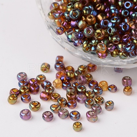 (Repacking Service Available) Round Glass Seed Beads SEED-C016-3mm-176-1