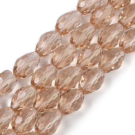 Transparent Glass Beads Strands LS-EGLA-N013-T10mm-D23-1