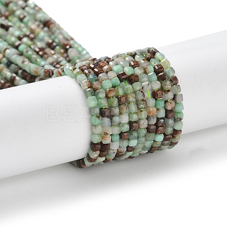 Natural Chrysoprase Beads Strands X-G-P514-B03-01-1