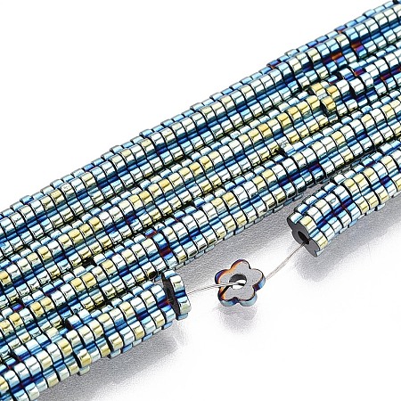 Electroplated Synthetic Non-magnetic Hematite Beads Strands G-T139-63A-1