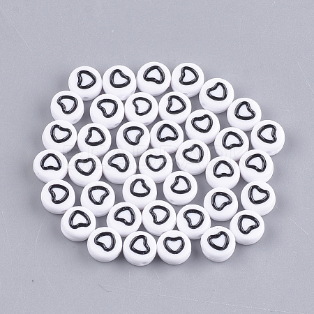 Opaque Acrylic Beads MACR-S273-17-1