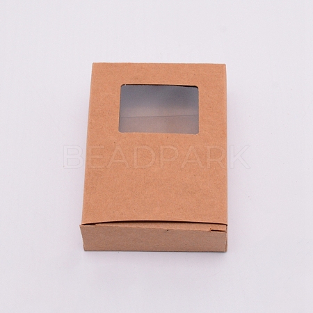 Kraft Paper Box CON-WH0073-46-1