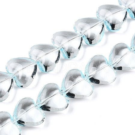 Transparency Glass Beads Strands X1-GLAA-T023-13E-1