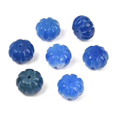 Dyed Natural Myanmar Jade Burmese Jade Carved Beads GG-CBAC08B-03D-1
