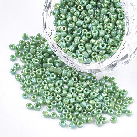 Opaque Glass Seed Beads SEED-S023-01B-07-1