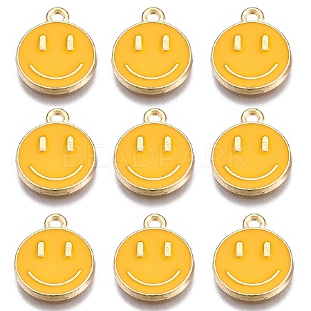 Alloy Enamel Charms ENAM-YW0001-97-C-1