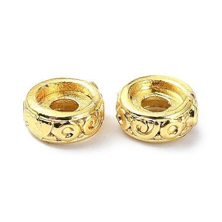 Rack Plating Brass Spacer Beads KK-M282-13G-1