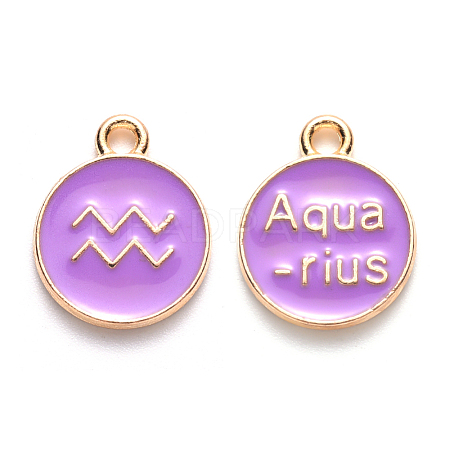Alloy Enamel Pendants ENAM-S124-01A-01J-1