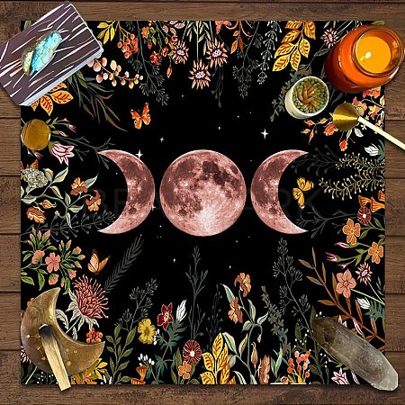 Polyester Tarot Tablecloth for Divination PW-WG53080-07-1