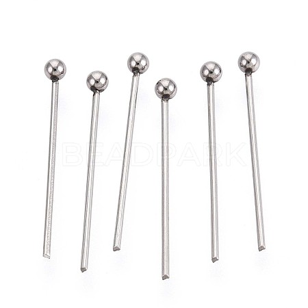 304 Stainless Steel Head Pins STAS-T065-18mm-20P-1