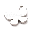 304 Stainless Steel Charms STAS-L245-007P-2