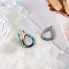 2Pcs 2 Style Alloy Magnetic Locket Pendants PALLOY-TA0002-35M-5