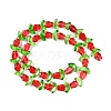 Transparent Glass Bead Strands GLAA-K070-02D-2