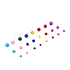 1920~2480Pcs 3 Style Spray Painted Crackle Glass Beads CCG-CJ0001-05-8