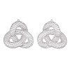 Tarnish Resistant 201 Stainless Steel Filigree Pendants STAS-S118-018P-2