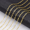 Brass Paperclip Chains X-CHC-S008-001D-G-3