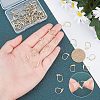 PVD Vacuum Plating 304 Stainless Steel Leverback Earring Findings STAS-UN0018-12G-2