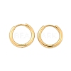 Ion Plating(IP) 304 Stainless Steel Huggie Hoop Earrings X-EJEW-F111A-14mm-G-2