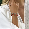 Christmas Bell Alloy Pendant Necklaces & Dangle Earrings & Charm Bracelets Sets WGF39B9-04-4