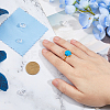 1Pc Adjustable 925 Silver Ring Adjustable Ring Findings FIND-DC0006-64G-3