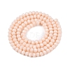Opaque Solid Color Imitation Jade Glass Beads Strands EGLA-A044-P4mm-D05-3