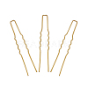 Hair Accessories Iron Hair Forks Findings OHAR-TAC0002-01G-1
