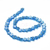 Handmade Millefiori Glass Bead Strands LAMP-J035-10mm-53-4
