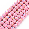 Handmade Polymer Clay Beads Strands CLAY-N008-055-05-1