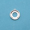Brass Pendant Cabochon Settings KK-TAC0014-04A-S-2