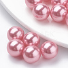 Eco-Friendly Plastic Imitation Pearl Beads MACR-S277-6mm-C12-1