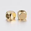 Ion Plating(IP) 304 Stainless Steel Beads STAS-F135-07G-3x3mm-2