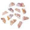 Natural Cherry Blossom Agate Display Decorations G-PW0004-01A-4