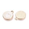 Alloy Enamel Pendants ENAM-Q002-01G-01-2