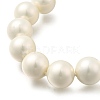 Polished Shell Pearl Round Beads Strands PEAR-XCP0001-10-3