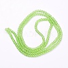 1 Strand Transparent Crackle Glass Round Beads Strands X-CCG-Q001-4mm-11-2