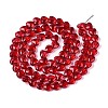Baking Paint Transparent Glass Beads Strands DGLA-N021-01A-06-2
