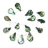 Electroplated Natural Freshwater Shell Beads SHEL-N026-196-2