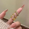 3Pcs Alloy with Rhinestone Cuff Rings FS-WGCB7EB-04-1