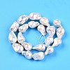 Natural Baroque Pearl Keshi Pearl Beads Strands PEAR-S019-05C-3