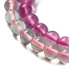 Gradient Color Natural Fluorite Beads Strands G-Z047-C02-04-5