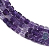 Natural Purple Fluorite Beads Strands G-P553-E02-01-4