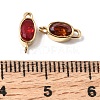 12 Colors 304 Stainless Steel Pave Cubic Zirconia Geometric Connector Charms SA-CBAFEA1-01E-G-3