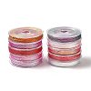 10 Rolls 10 Colors 6-Ply PET Polyester Cord OCOR-L046-03A-3